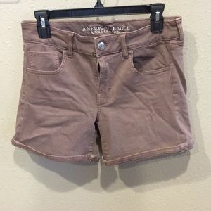 American eagle midi shorts